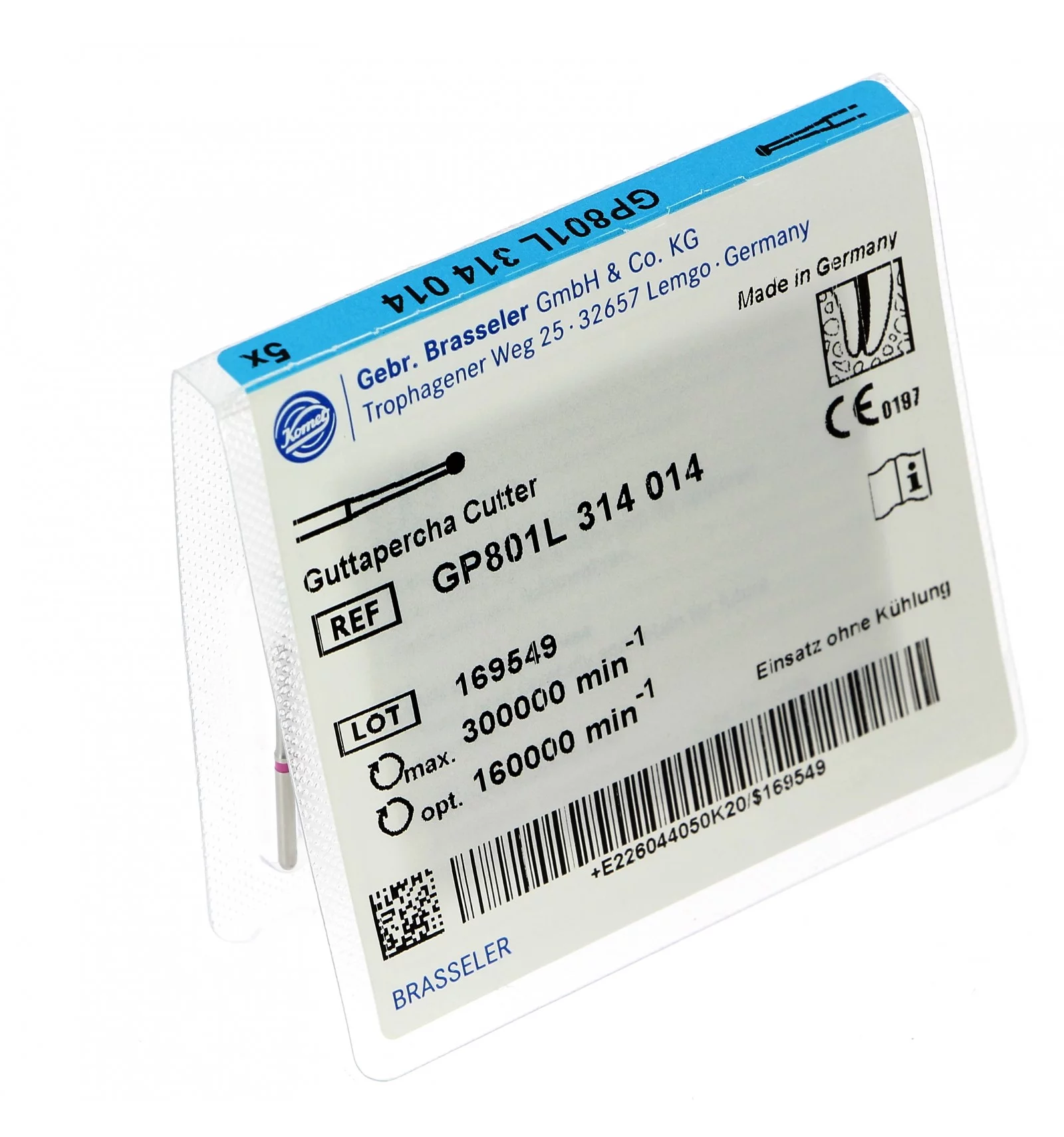 Freza taietoare de gutta percha GP801L Komet - imagine 2