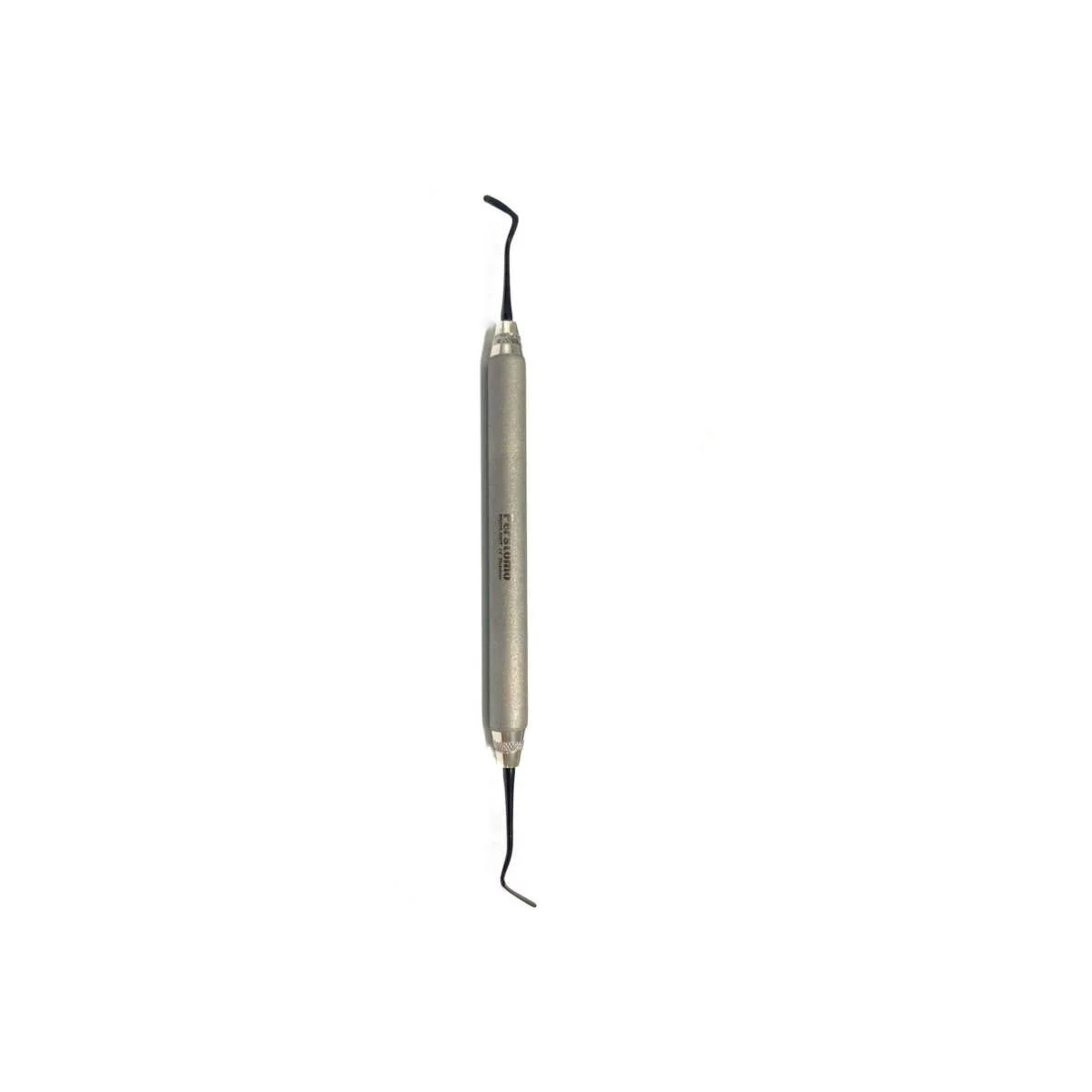 Spatula bucala flexibila cu 2 capete din titan negru PS025-500T